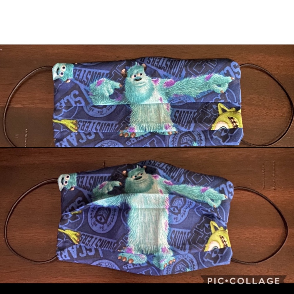 Disney monsters ink face mask